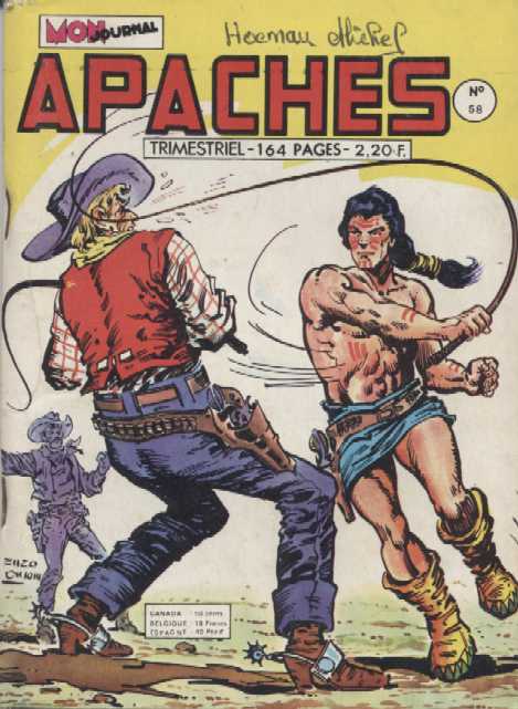 Scan de la Couverture Apaches n 58